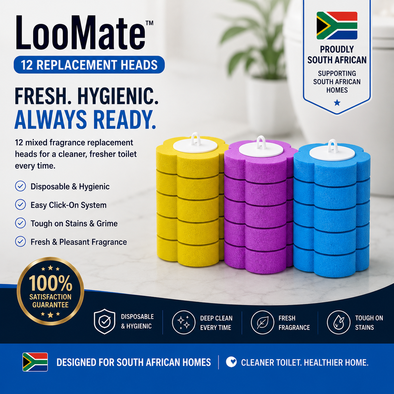 LooMate™ Disposable Toilet Brush