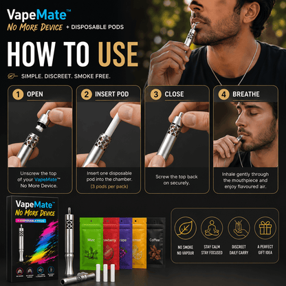 VapeMate™ No More Device + Disposable Pods