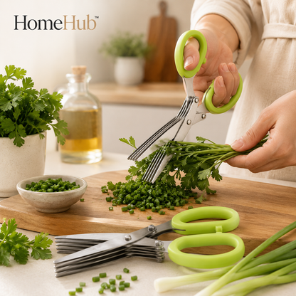 5-Layer Stainless Steel Herb & Onion Scissors