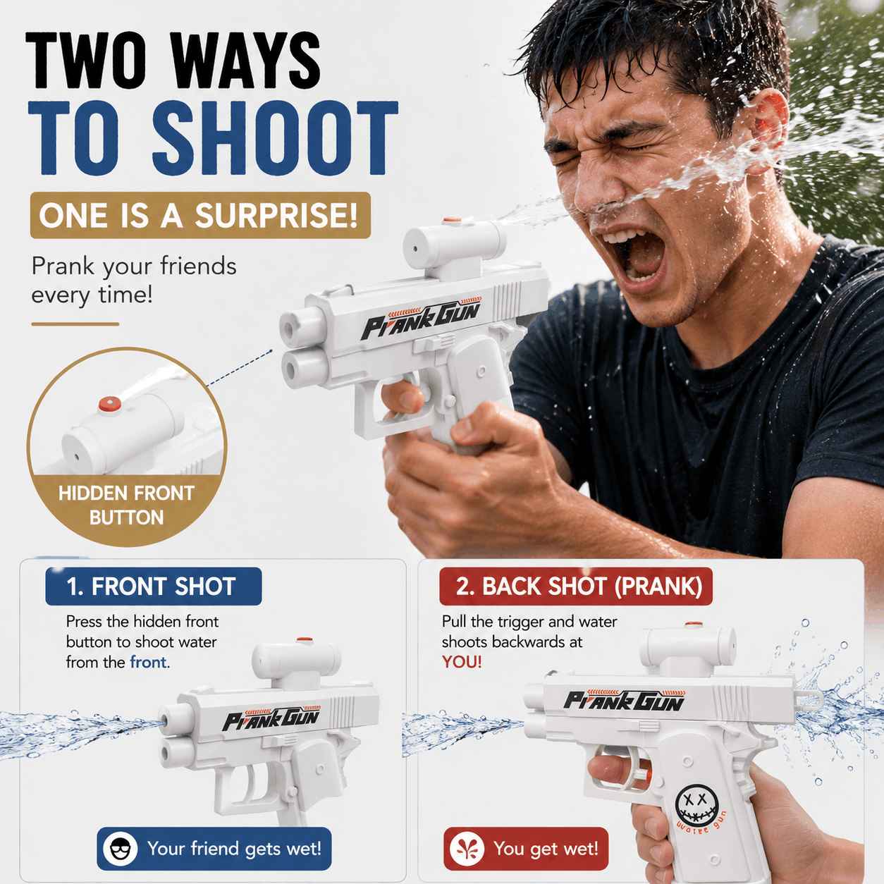 Compact Prank Water Shooter