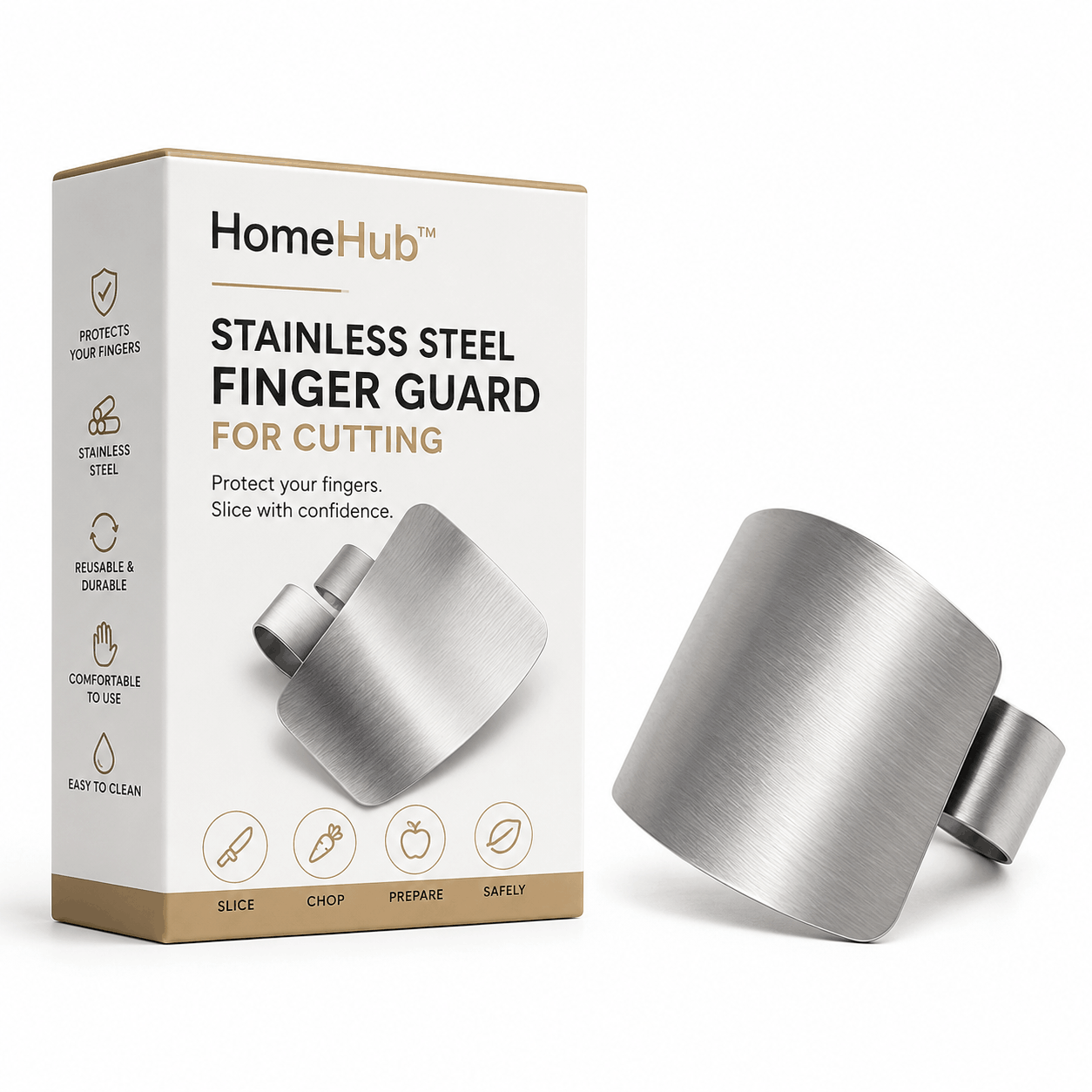 Stainless Steel Finger Guard for Cutting
