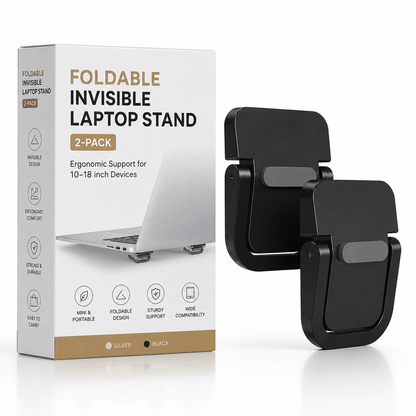 Foldable Invisible Laptop Stand (2-Pack)