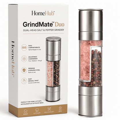 GrindMate™ Duo - Salt & Pepper Grinder