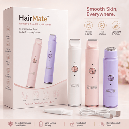 HairMate™ Women's 2-in-1 Body Groomer
