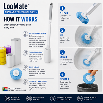 LooMate™ Disposable Toilet Brush