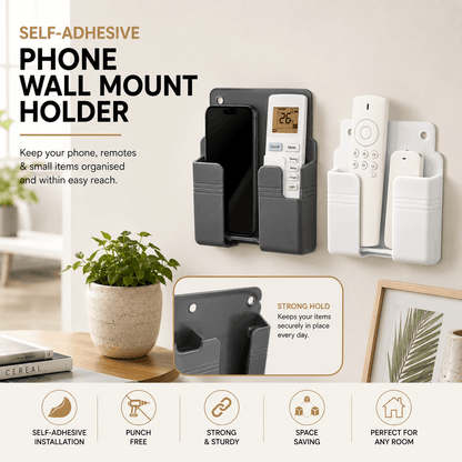 Self-Adhesive Phone Wall Mount Holder