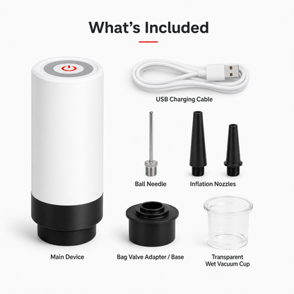 SealMate™ FreshVac - Automatic Vacuum Sealer & Multi-Purpose Air Pump