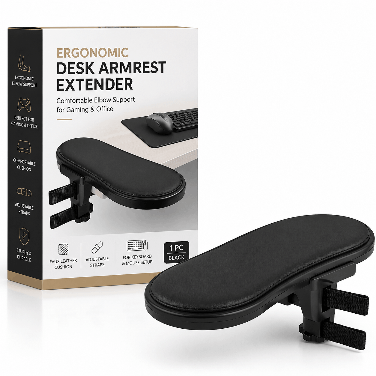 Ergonomic Desk Armrest Extender Durable