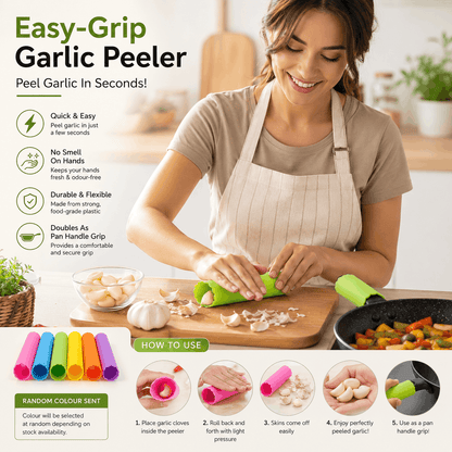 Easy-Grip Garlic Peeler