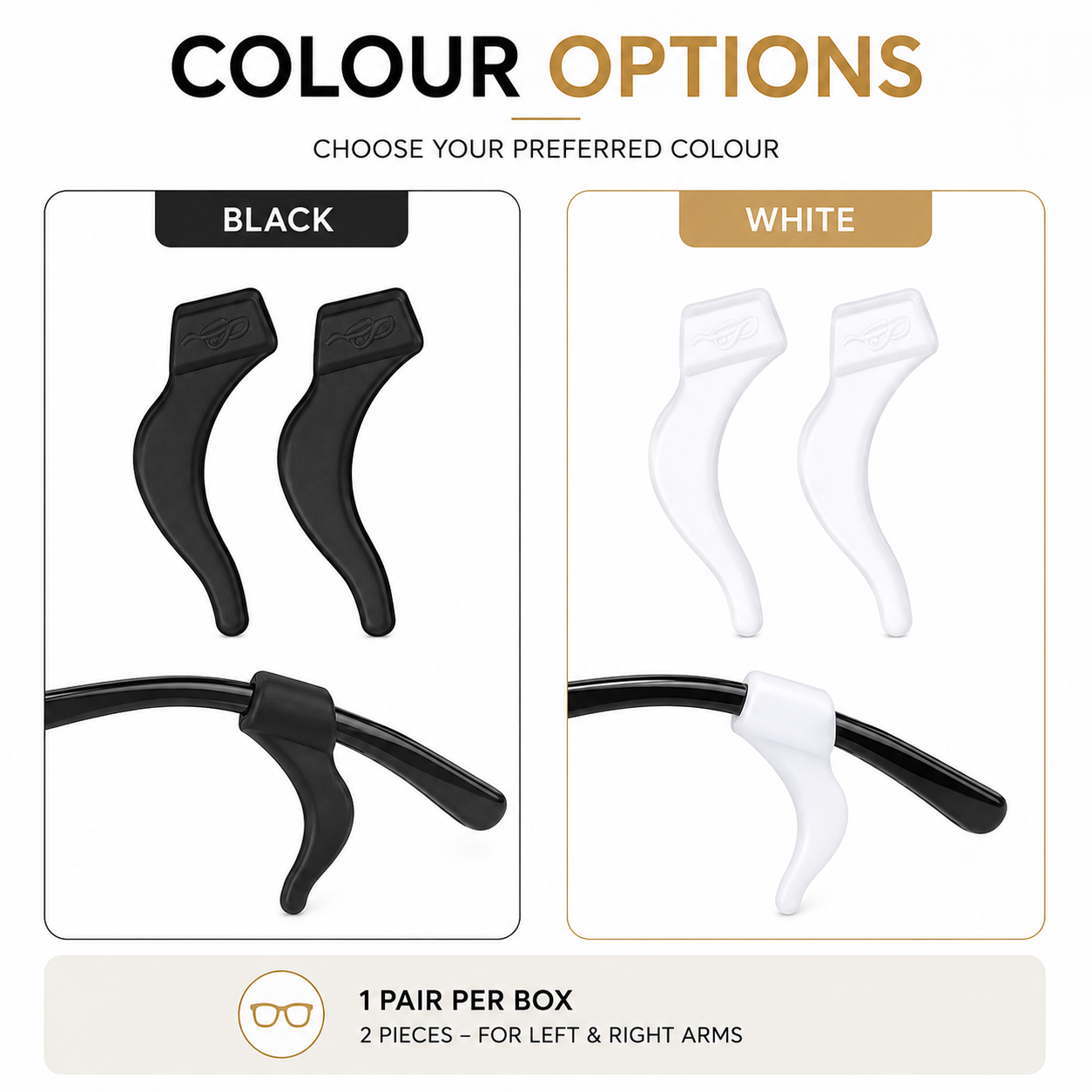 Non-Slip Glasses Ear Grips