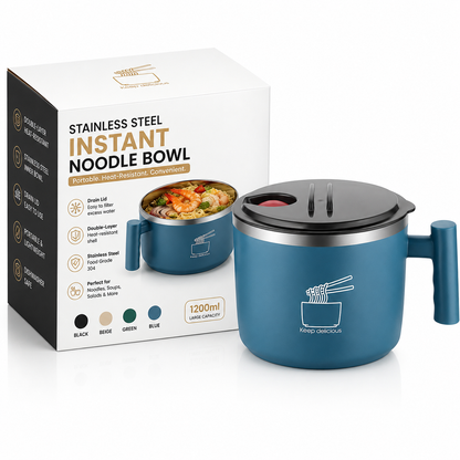 Stainless Steel Instant Noodle Bowl